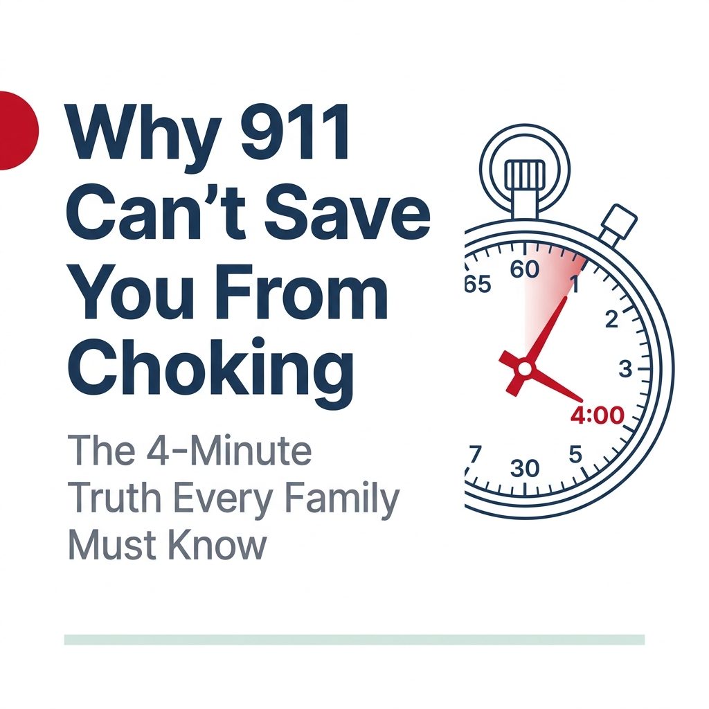 Why 911 Can't Save You From Choking: The 4-Minute Truth Every Family Must Know